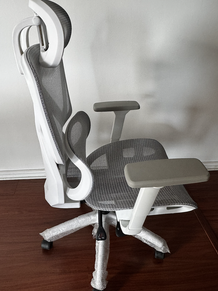 SILLA ERGONOMICA BLANCA -NET-FULL 2