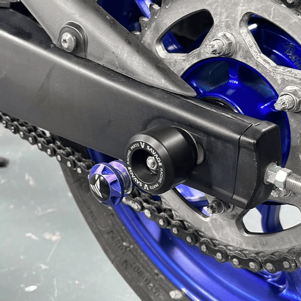 Tope Caída Slider Rueda Trasera Yamaha Mt03 Mt03a R3 R3a 4