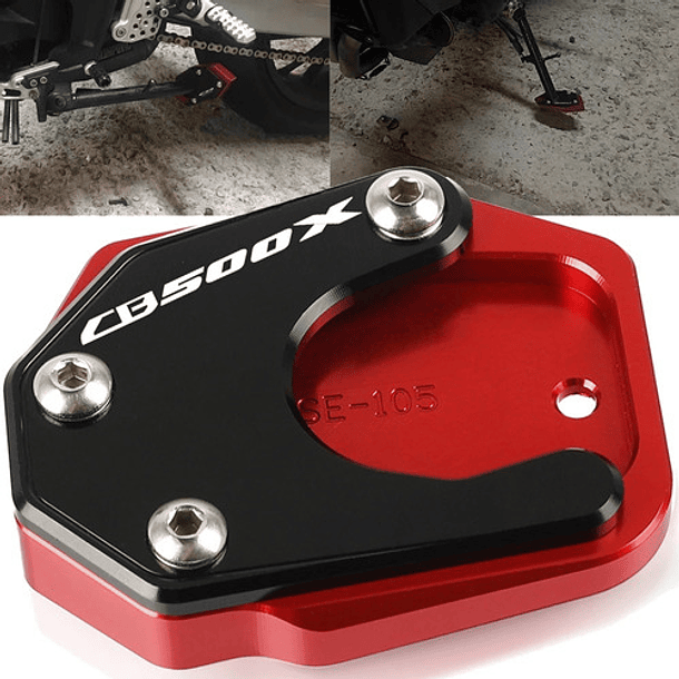 Placa Soporte Extensión Pata Apoyo Honda Cb500x Cb500 X