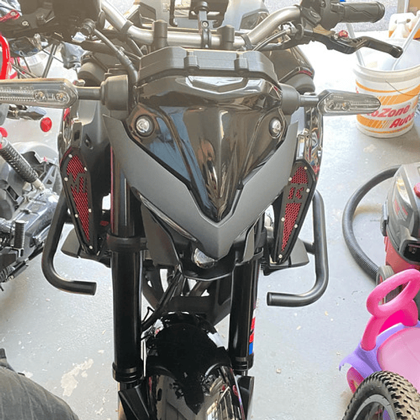 Protector Cubre Radiador + Entrada Aire Yamaha Mt03a Mt 03 A 13