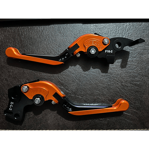 Manillas Palancas Ktm Duke 200 250 390 Con Logo Colores 5