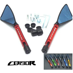 Espejos Tipo Rizoma Honda Cb190 Cb190r Logo Colores