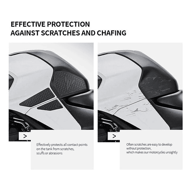 Set Protector Estanque Yamaha Mt03 (desde 2020) Mt03a Goma 6