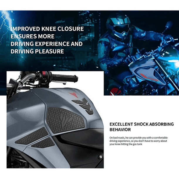 Set Protector Estanque Yamaha Mt03 (desde 2020) Mt03a Goma 8