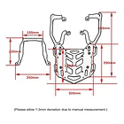Parrilla Soporte Manos Equipaje Carga Yamaha R3a Mt03a 6