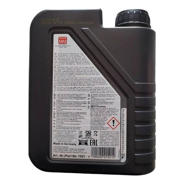 Aceite Liqui Moly Street 10W40 Semi Sintético 2
