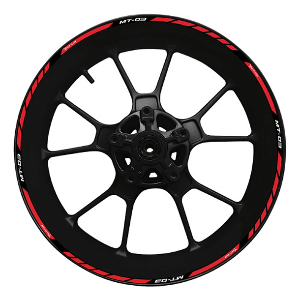 Adhesivos Sticker Pegatinas Reflectantes Ruedas Mt03 Bordes