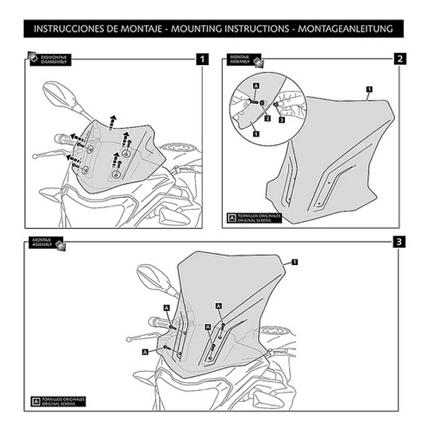 Cúpula Parabrisas Bmw G310gs G 310 Gs G310 Gs 7