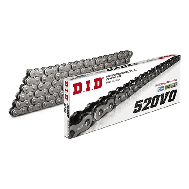Cadena Moto Did Vo 520 - 120 Eslabones O'ring Japón 1