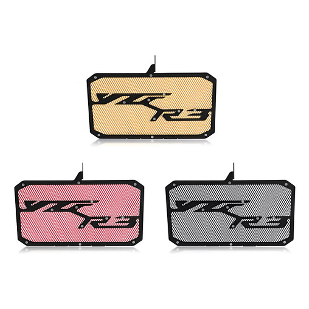 Protector Radiador Cubre Yamaha R3 R3a R 3 A Base Negra