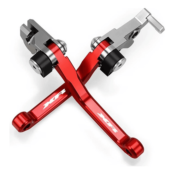 Manillas Palancas Honda Xr250r 1996-2004 Logo Retráctiles 1