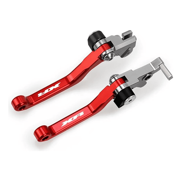 Manillas Palancas Honda Xr250r 1996-2004 Logo Retráctiles 3