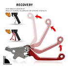 Manillas Palancas Honda Xr250r 1996-2004 Logo Retráctiles 4