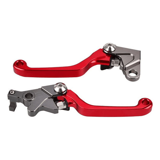 Manillas Palancas Honda Xr250r 1996-2004 Logo Retráctiles 5