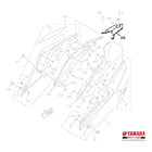 Plástico Tapa Final Cola Yamaha R3 R3a Mt03 Mt03a Original 5