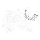Soporte Cubre Foco Máscara Yamaha R3 (no R3a) Original 3