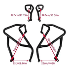 Sliders Barras Defensas Topes Caída Honda Cb500x Año 2019+ 6