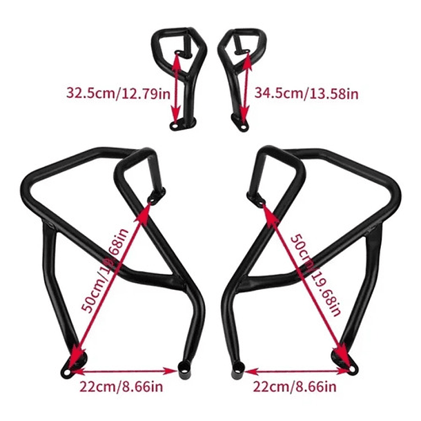 Sliders Barras Defensas Topes Caída Honda Cb500x Año 2019+ 6