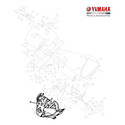 Soporte Cubre Foco Máscara Yamaha R3a (no R3) Original 4