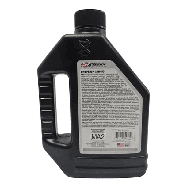 Aciete 20w50 Full Sintetico 4t Pro Plus Maxima 2