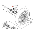 Tapa Tensor Tirador Cadena Yamaha Mt03 Mt03a R3 R3a Original 4