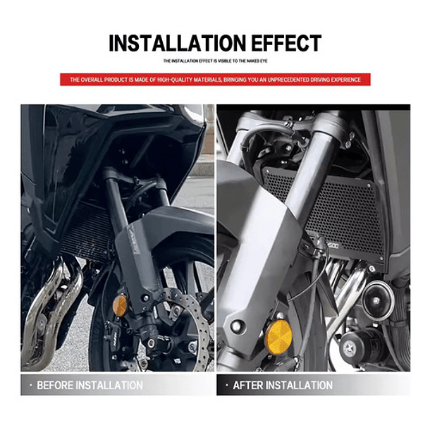 Cubierta Protector Radiador Honda Nx500 Nx 500 4