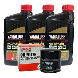 Kit Mantención 10w40 Full Sintético Yamaha Mt03 R3 Mt07 Xj6
