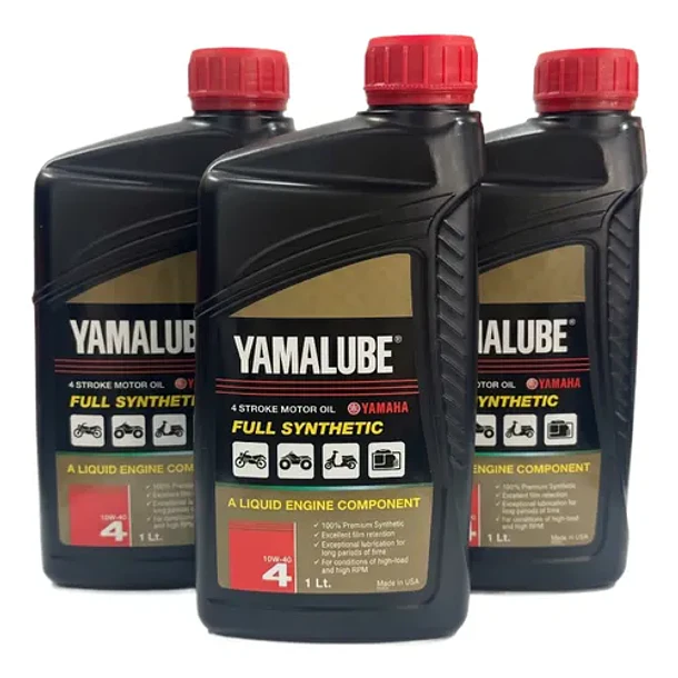 Kit Aceite Yamalube Full Sintético 10w40 X3 Yamaha Mt03 R3 A 1