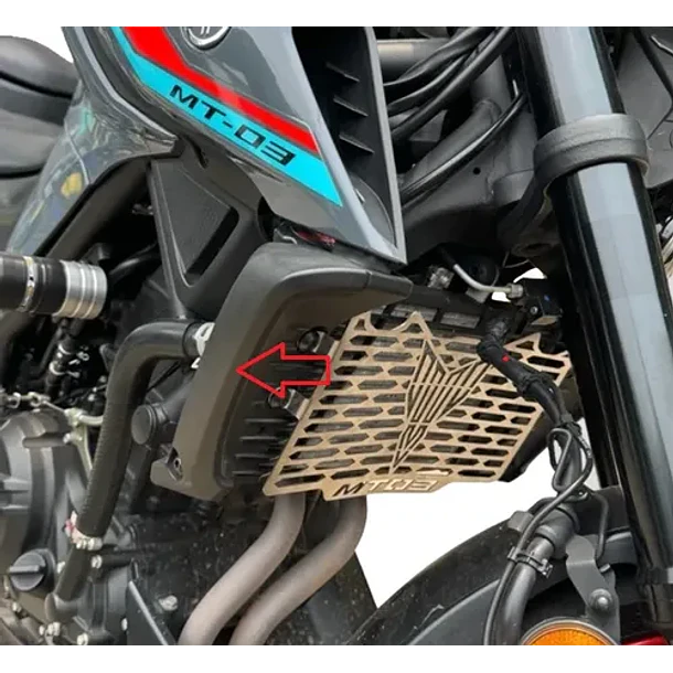 Tapa Lateral Derecha Cubre Radiador Yamaha Mt03a Original Original