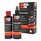 Kit Limpiador Y Aceite K&n Recharger Filtro Aire Alto Flujo 1