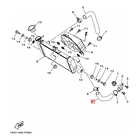Manguera 2 Izq. Radiador Yamaha R3 R3a Mt03 Mt03a Original 5