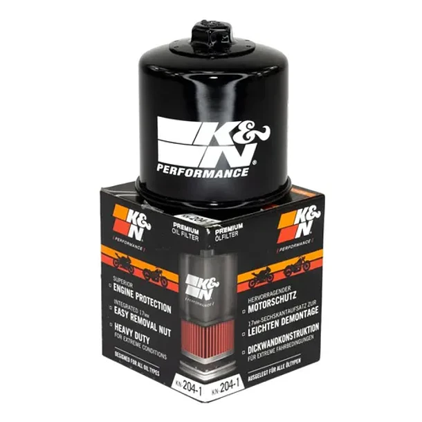 Filtro Aceite K&n 204 Yamaha R3/a Mt03/a Mt07 Honda Kawasaki 7