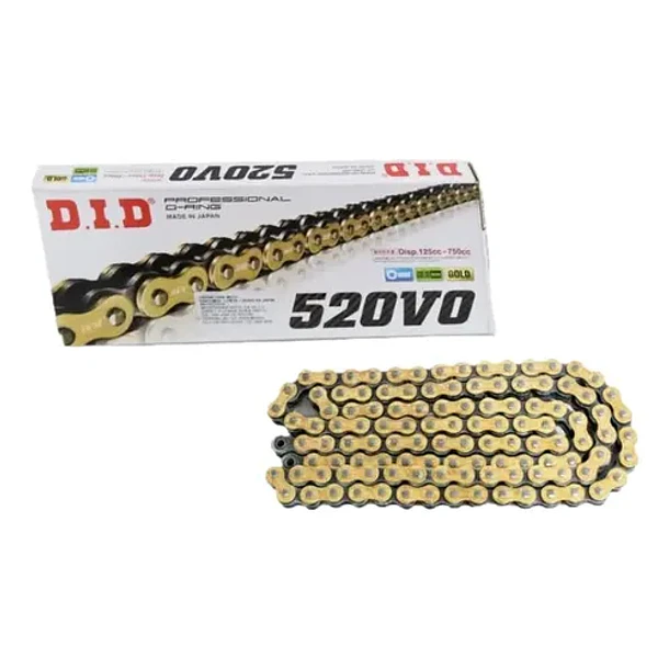 Cadena Transmisión Did Vo Dorada 520x120l O'ring Japón 3