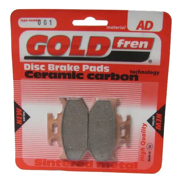 Pastillas Freno Trasero Goldfren Sinterizada R15 V3 Fz25