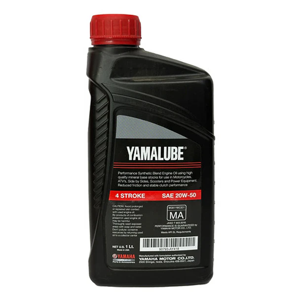 Aceite Para Motor Yamalube Semi Sintético 20w-50 Yamaha