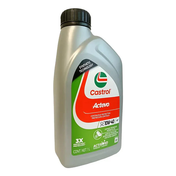 Aceite Castrol Actevo Sintético 10w40 4t