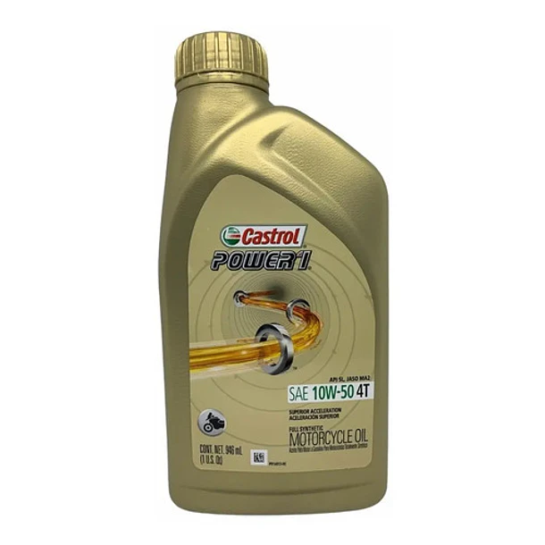 Aceite para motor Castrol sintético 10W-50 para moto/cuatriciclo de 1 unidad x 946mL 3