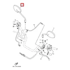 Espejo Retrovisor Derecho Yamaha Fz-x Original 4