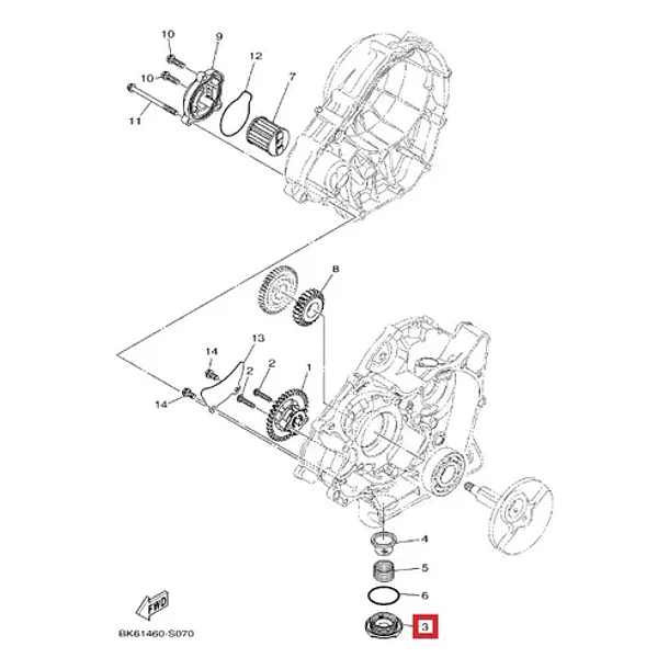 Tapón De Aceite Yamaha R15 V1 V2 V3 V4 Original 4