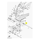 Goma Roce Deslizador Cadena Yamaha Mt07 Desde 2025 Original 4