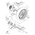 Juego De Balatas Trasera Yamaha Cygnus Ray Zr 125 Original 6