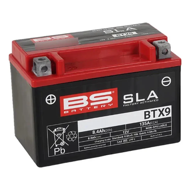 Batería Bs Battery Btx9 Pulsar Dominar Ninja Duke Svartpilen 1