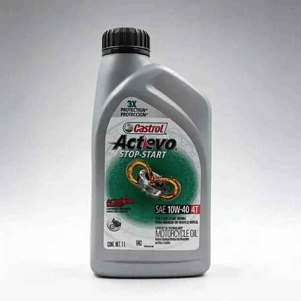 Aceite Castrol Moto 10w40 Actevo Stop & Go Sintético