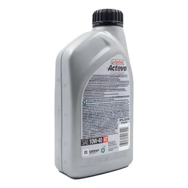 Aceite Castrol Moto 10w40 Actevo Stop & Go Sintético 5