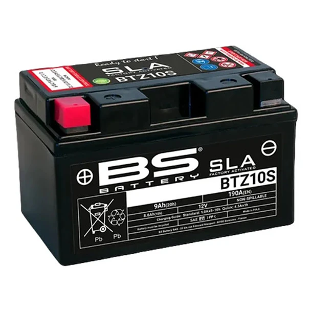 Batería Bs Battery Btz10s Honda Cb500x/f Cbr 500r/600r/1000r 1