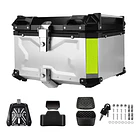 Maleta Top Case Aluminio Moto 65l X-series + Respaldo 1
