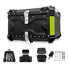 Maleta Top Case Aluminio Moto 65l X-series + Respaldo 1