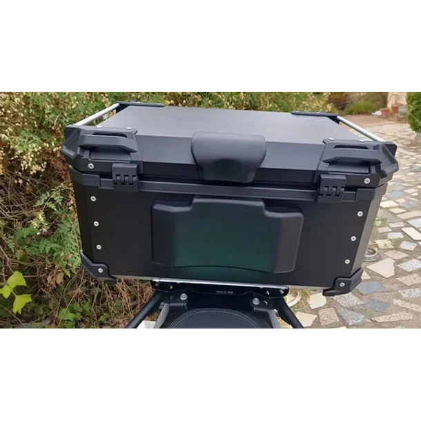 Maleta Top Case Aluminio Moto 65l X-series + Respaldo 10
