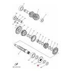 Seguro De Piñón De Ataque Yamaha Fz25 Original 4