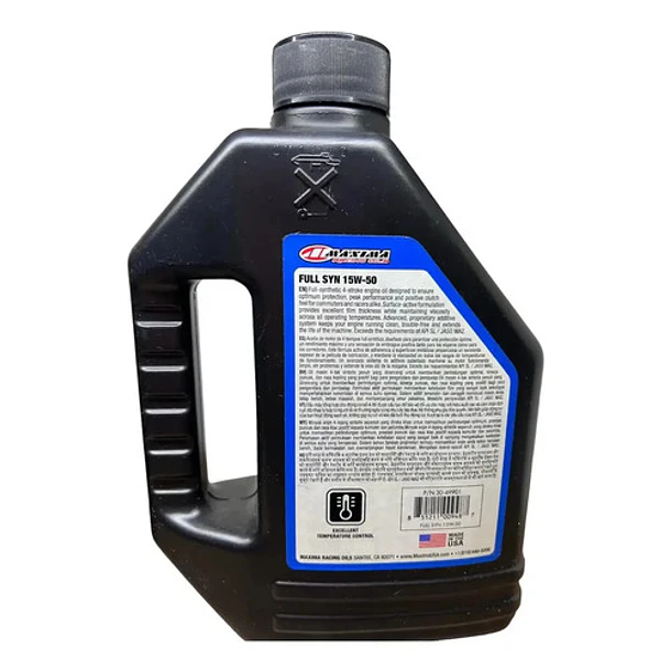 Aceite Para Moto 15w50 Sintetico Full Syn Maxima 2